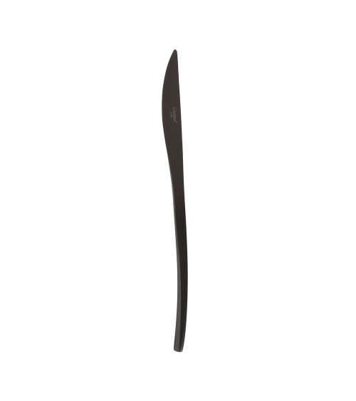 DINING KNIFE DUNA BLACK BRUSHED - CUTIPOL CUTLERY