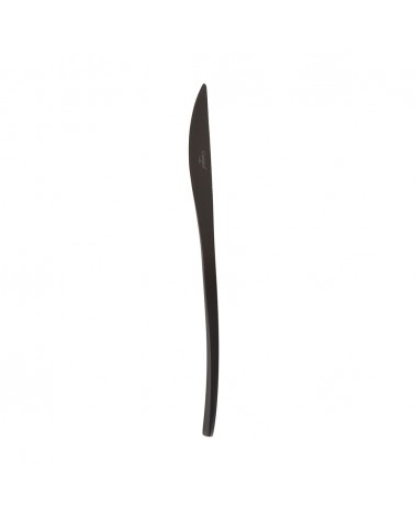 DINING KNIFE DUNA BLACK BRUSHED - CUTIPOL CUTLERY