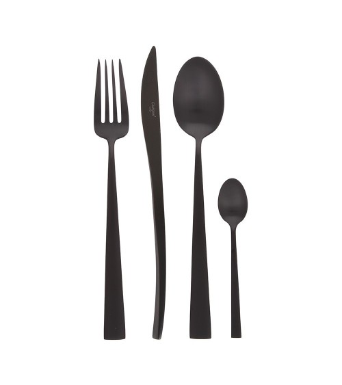 DUNA MATT BLACK RANGE CUTLERY