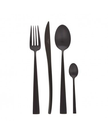 DUNA MATT BLACK RANGE CUTLERY