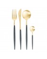 GOA BLUE & GOLD MATTE CUTLERY SET