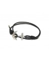 BRACELET ANCRE NOIR HOMME TENDANCE