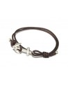 BRACELET ANCRE MARRON HOMME TENDANCE