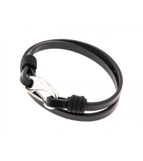 TRENDY MEN BRACELET HOOK BLACK