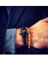 BRACELET MANILLE - NOIR & NAVY HOMME TENDANCE