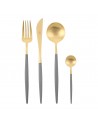 GOA GREY & GOLD MATTE CUTLERY SET