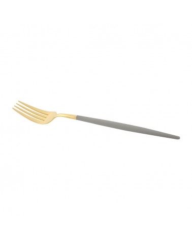 FORK GOA GREY & GOLD MATTE CUTIPOL