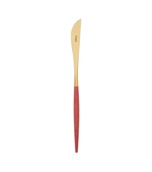 KNIFE GOA RED & GOLD MATTE CUTLERY - CUTIPOL