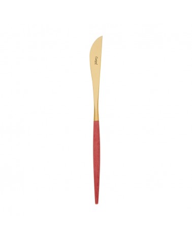 KNIFE GOA RED & GOLD MATTE CUTLERY - CUTIPOL