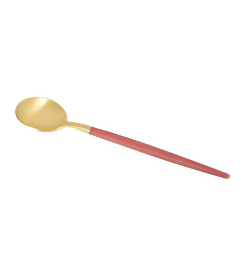 SPOON GOA RED & GOLD MATTE CUTLERY - CUTIPOL