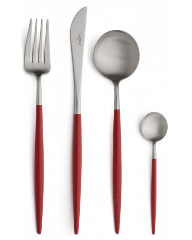 GOA RED MATTE CUTLERY SET - CUTIPOL