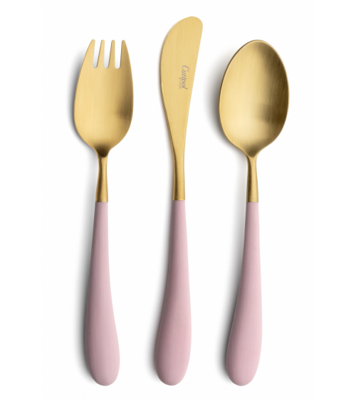 ALICE CUTLERY - PINK GOLD MATTE