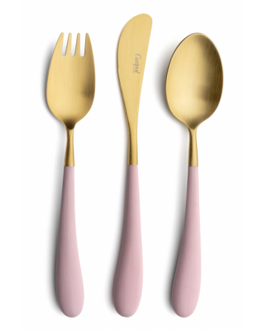 ALICE CUTLERY - PINK GOLD MATTE