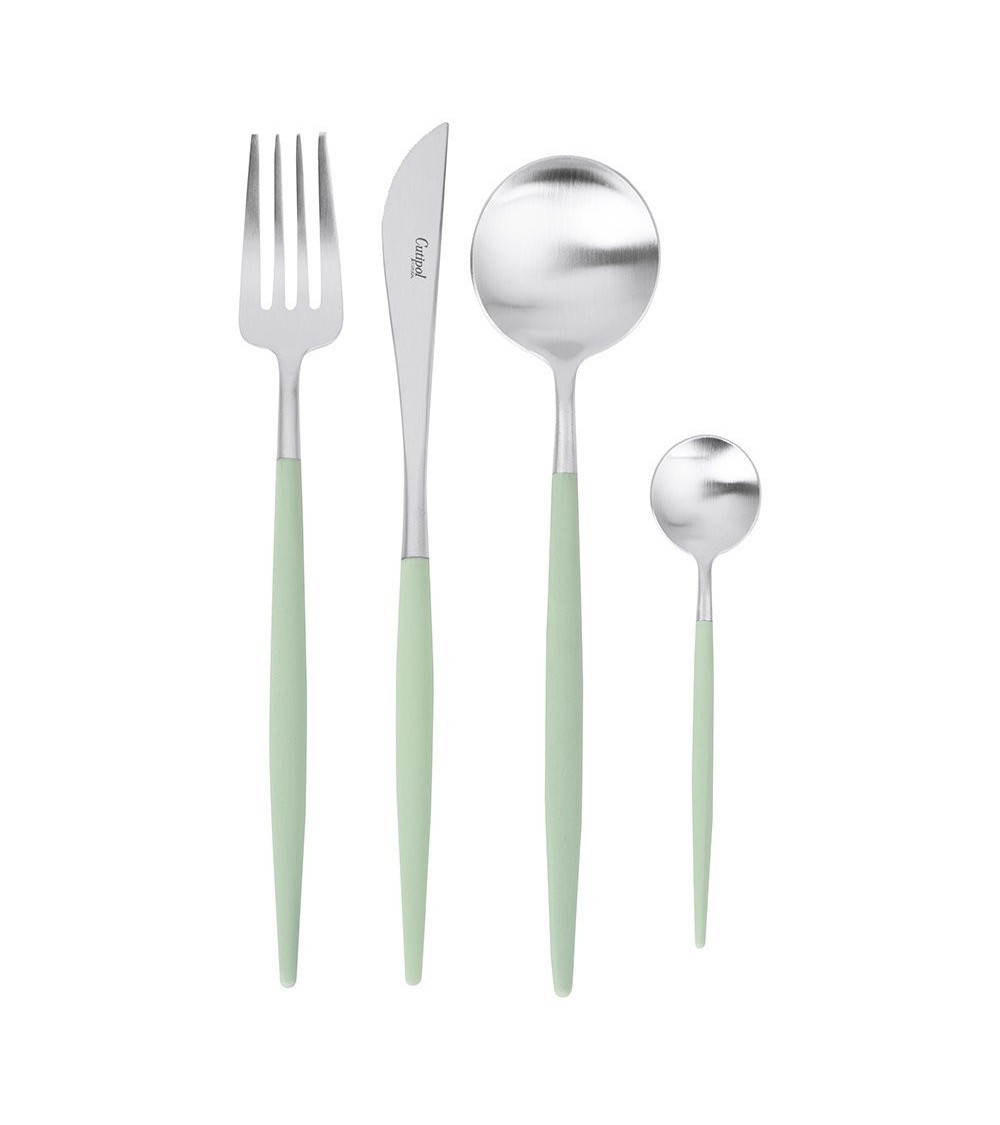 Set de Couverts en Inox GOA Blanc Mat - CUTIPOL - Le Long du Tage