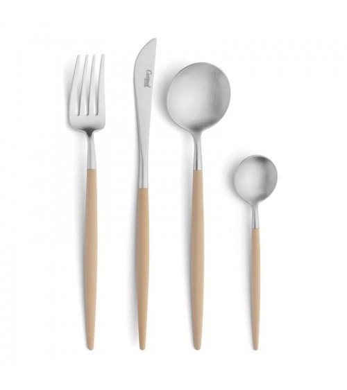 GOA Ivory & matte cutlery set