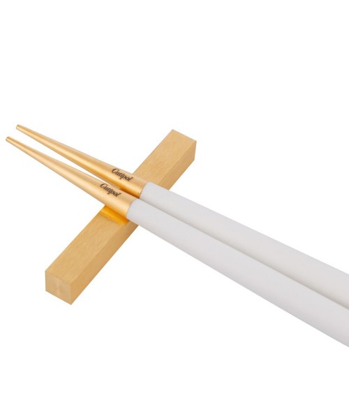 GOA White Gold Cutipol Chopstick Set (3PCS)