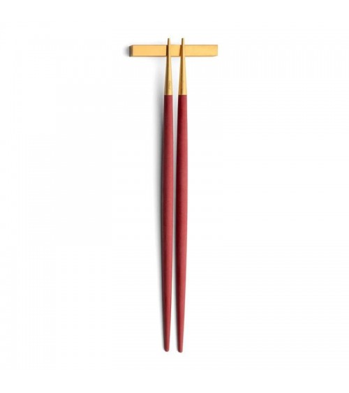 GOA Red Gold Cutipol Chopstick Set (3PCS)