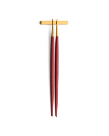 GOA Red Gold Cutipol Chopstick Set (3PCS)