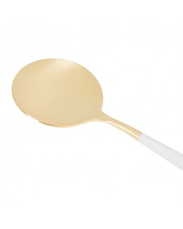 GOA White and Gold Cutipol Salad Set