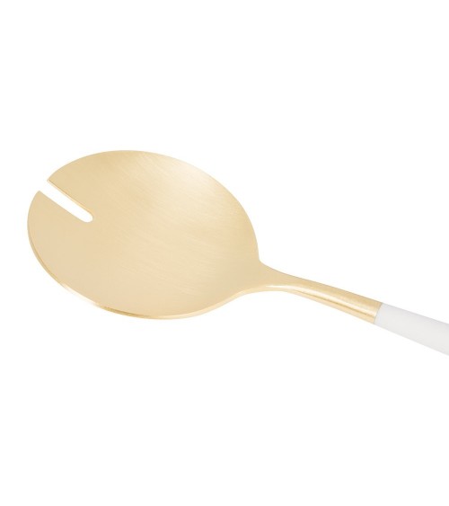 GOA White and Gold Cutipol Salad Set