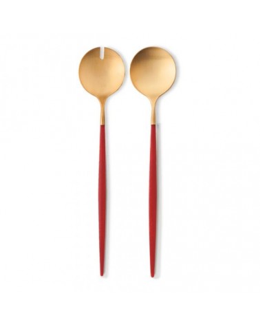 GOA Rouge and Gold Cutipol Salad Set