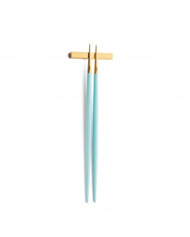 GOA Turquoise Gold Cutipol Chopstick Set (3PCS)